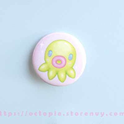 Octopus 1.5" button