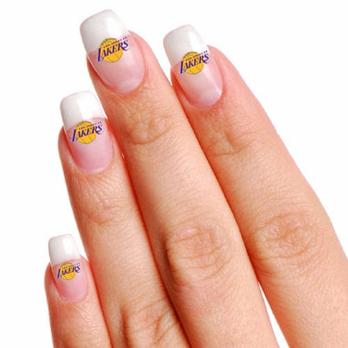 Los Angeles Lakers 4-Pack Temporary Nail Tattoos