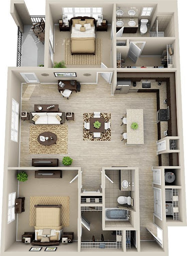 Modern Interior Design Floor Plan
