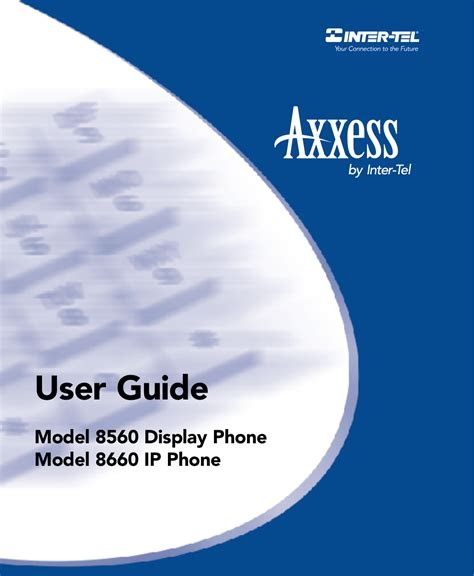 PDF Inter Tel Phone Manual 8560 Administrator