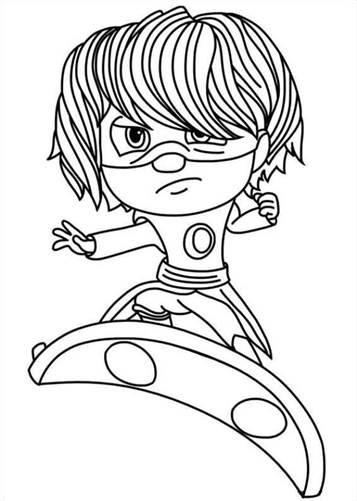Kids N Fun Com 20 Coloring Pages Of Pj Masks