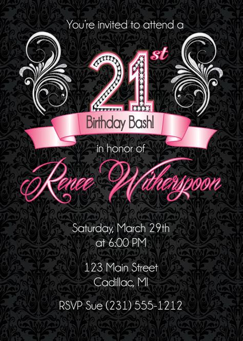 Zazzle offers a huge range of 21st birthday invitations in different styles & themes. 21st birthday invitation 21st birthday party invitation