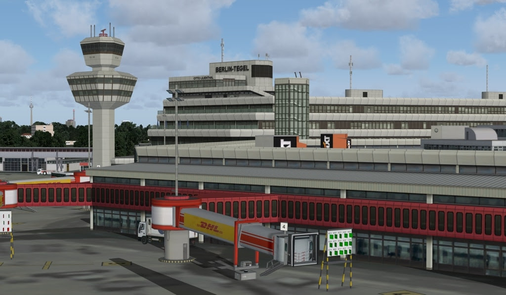 Berlin tegel airport distance to city center