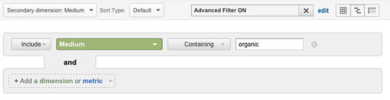 organic-traffic-only-google-analytics