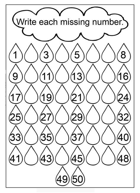  free printable kindergarten math worksheets