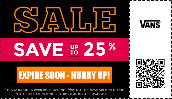 Vans Coupons: 75% off Coupon, Promo Code June 2017