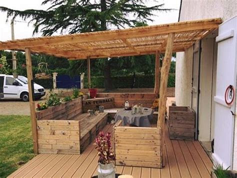 pallet pergola couch pallet ideas pinterest moveis