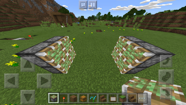 Minecraft Pe 粘着ピストンを使った隠し扉の作り方 Surilog