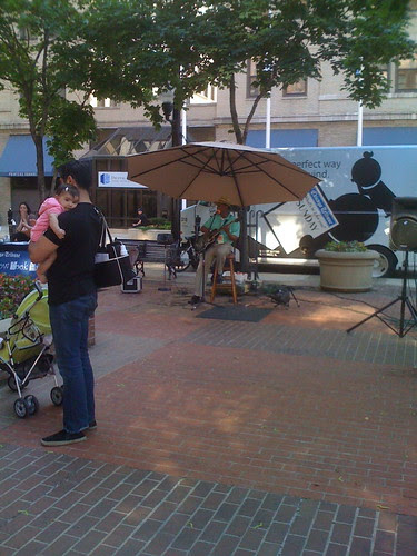Listening to the musician