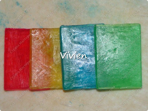 Мастер-класс,  Мыловарение, : Витражное мыло и как я его делала-) Мыло 8 марта, День рождения, . Фото 4