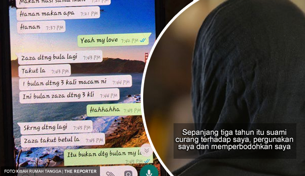 'Patutlah duit gaji selalu habis, rupanya main betina' - 3 tahun ditipu suami