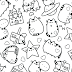 kawaii pusheen coloring pages printable - unicorn pusheen cat coloring pages pusheen unicorn coloring pages at | kawaii printable cute pusheen coloring pages