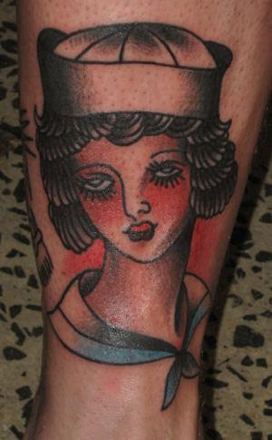 tattooed girl