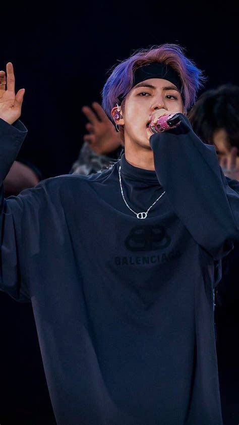 gabe    purple hair seokjin jin