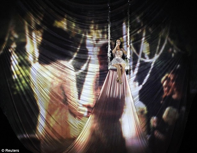 Point to prove? Katy Perry silenced rumours by revealing intimate wedding footage during her Grammy performance