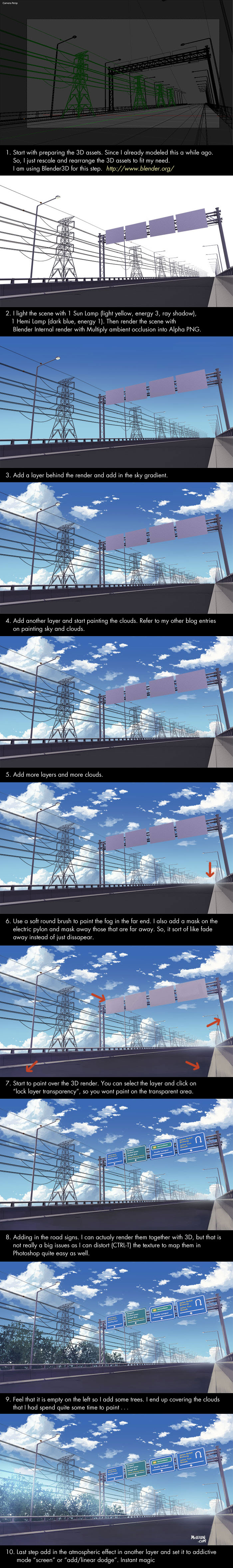 blender3d highway