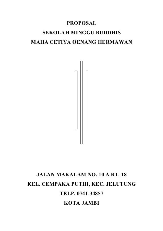Contoh Cover Proposal Osis  Contoh 37