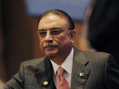 Asif Ali Zardari. Agencies.