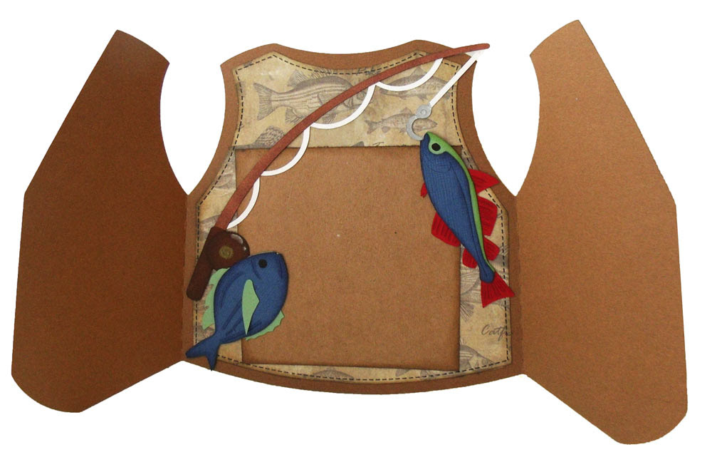 Download Masculine Week: Fishing Card and Box - Pazzles Craft Room