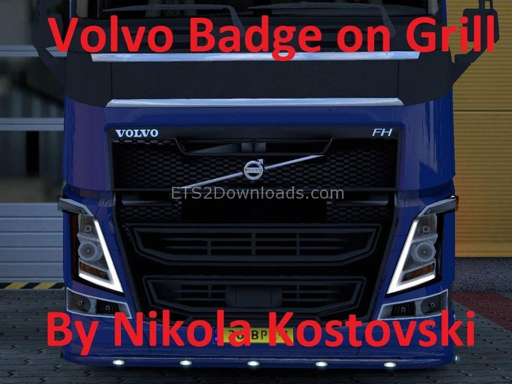 Badge on Grill for Volvo v2.0