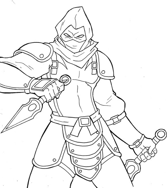 Easy Ninja Drawing at GetDrawings | Free download
