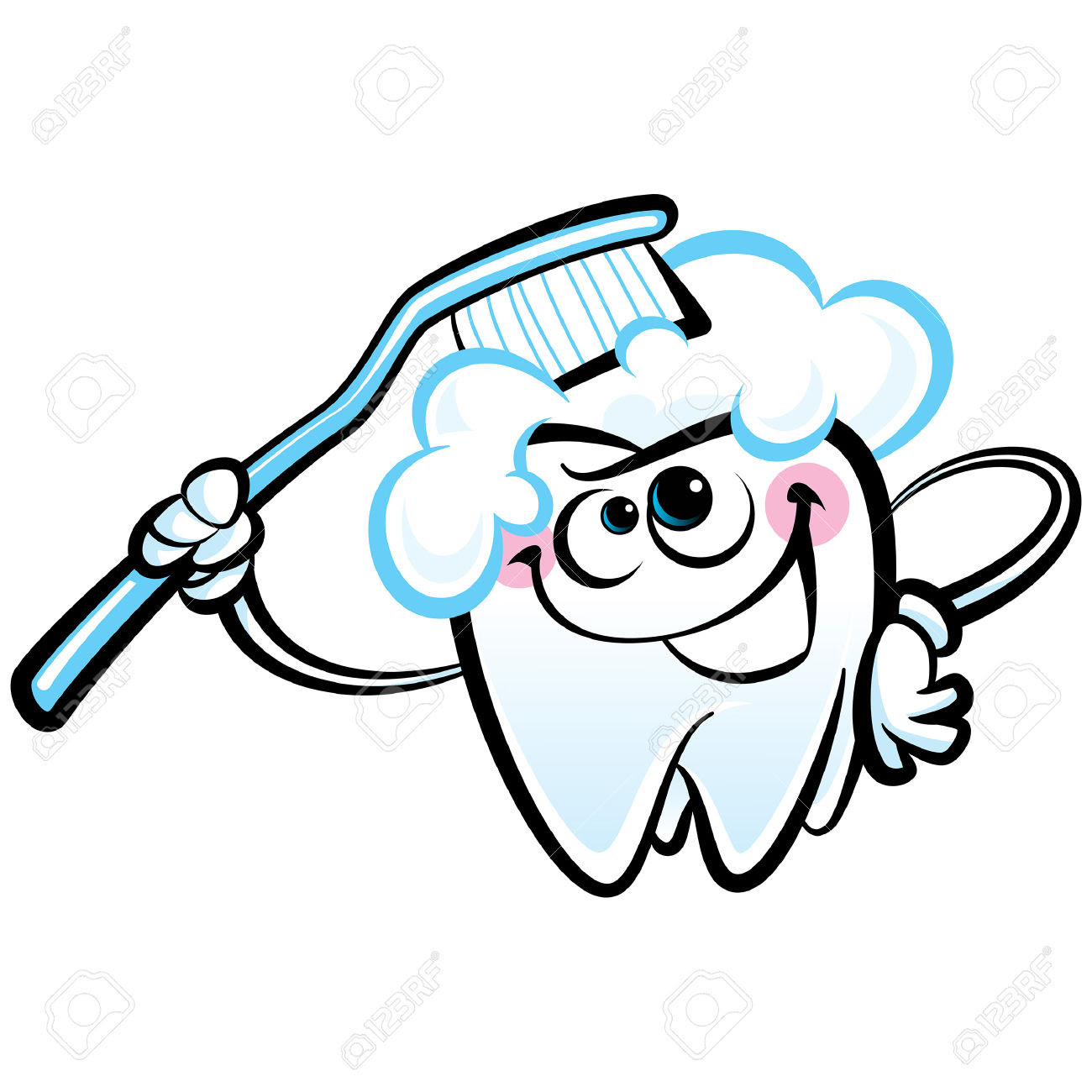 Brushing Teeth Drawing at GetDrawings | Free download - Turn Off Water Brushing Teeth Clipart Black And White