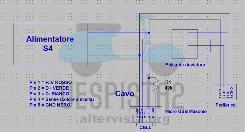 Schema Realizzazione Dock Station Per Samsung S4 Vespista2