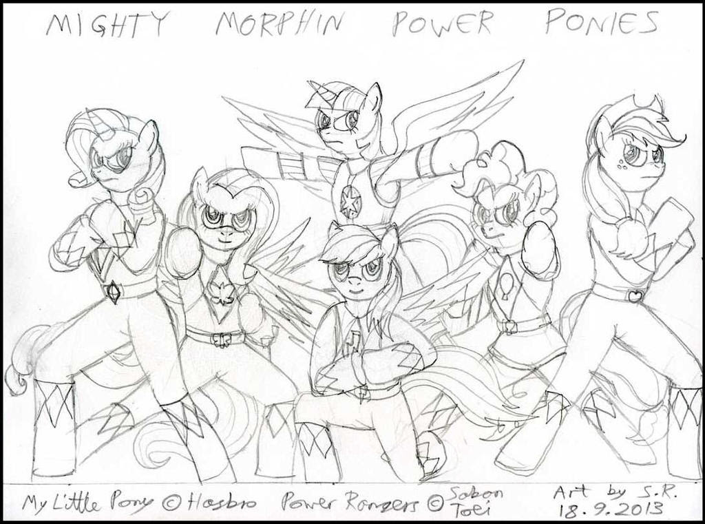 Mighty Morphin Power Ponies by Megamink1997 on DeviantArt