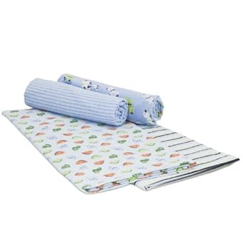 Gerber Baby-Boys Newborn 4 Pack Flannel Receiving Blanket
