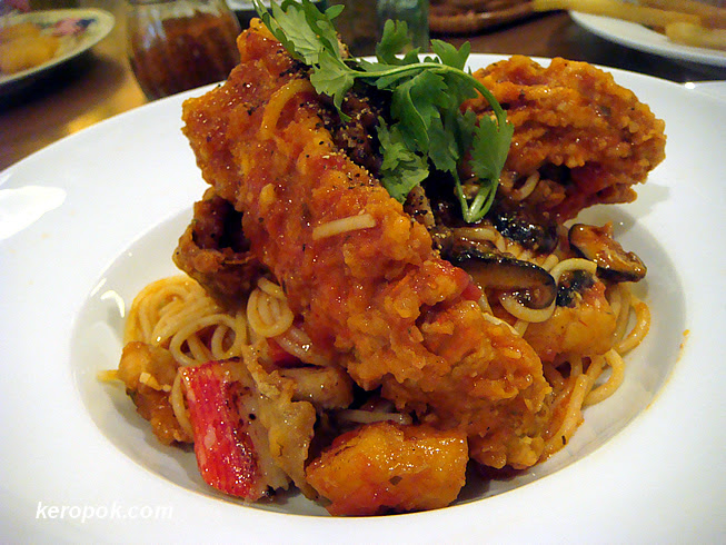 Crayfish pasta