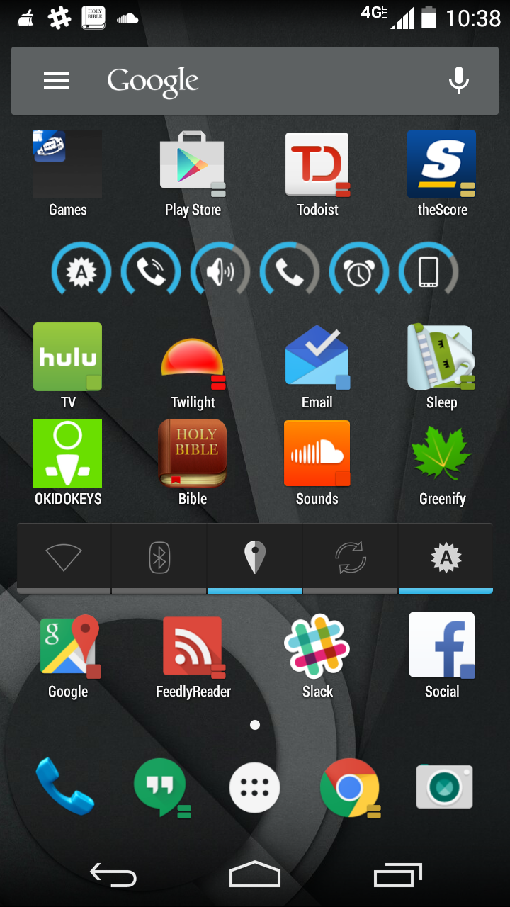 show weather on my home screen
