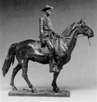 mounted cowboy by carlo romanelli