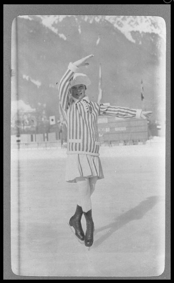 Norway's Sonja Henie finished eighth (out of eight) in figure skating in Chamonix
