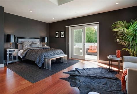 schlafzimmer grau  schlafzimmer mit deutlicher praesenz