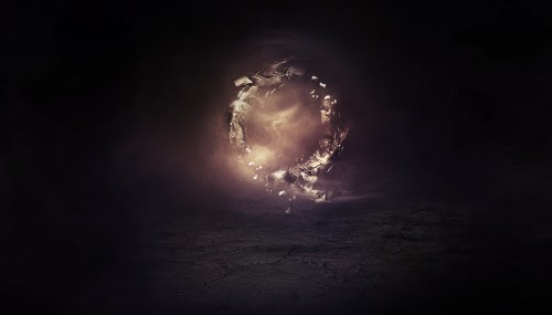 floating rock text 2 500x285 Create an Abstract Floating Break Apart Rock Circle in Photoshop