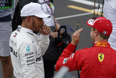 F1: Gp Francia, Hamilton in pole. Terza Ferrari Vettel © EPA