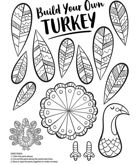 build   turkey coloring page crayolacom