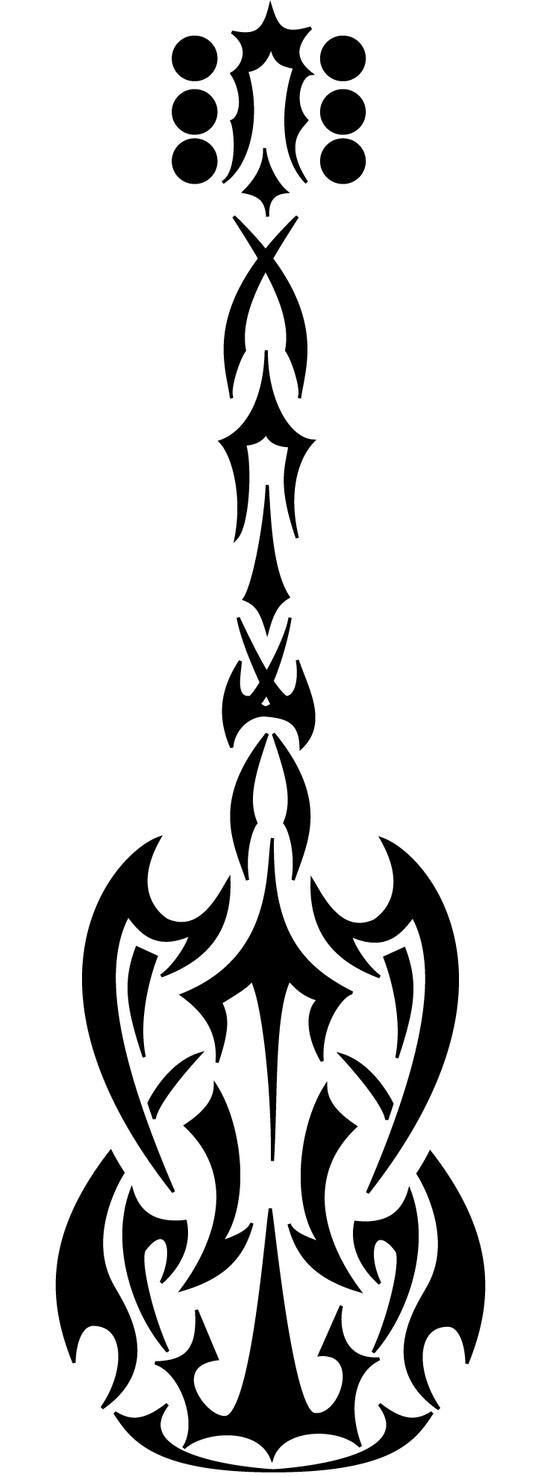 tribal guitar 2 by blakewise