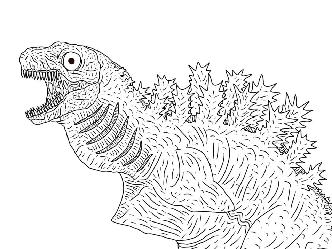 30+ Wonderful Photo of Godzilla Coloring Pages ...