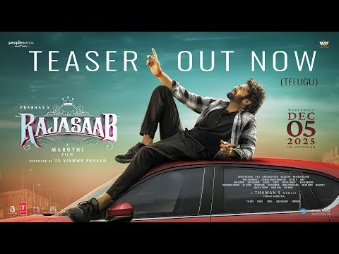 The RajaSaab Telugu Teaser -Prabhas,Maruthi , Thaman , TG Vishwa Prasad-Dec 5 2025