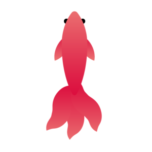 線幅を使いこなす 直線6本のみで金魚を描く いらめも部