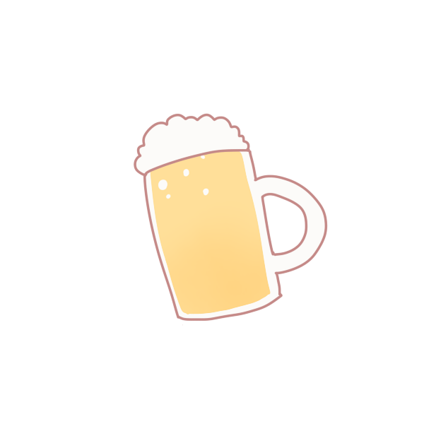 ビールのイラスト かわいいフリー素材が無料のイラストレイン