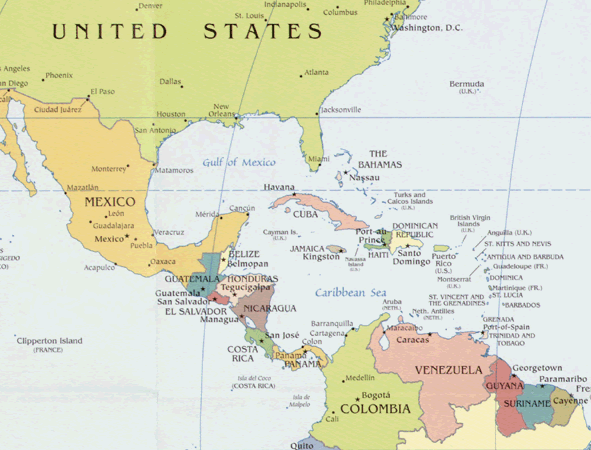 world map of honduras. Honduras map