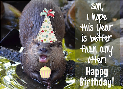 A Birthday Like No Otter For My Son! Free For Son 