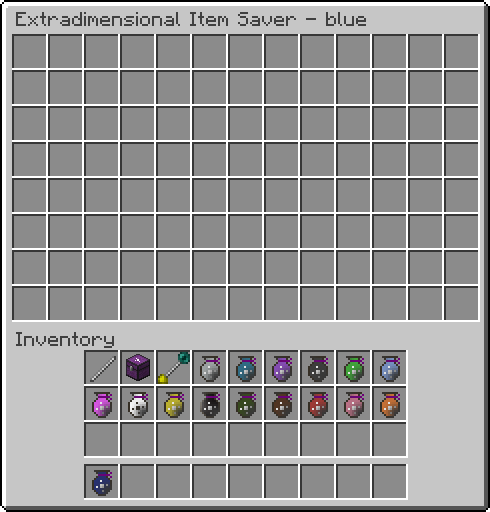 Extradimensional Item Storage Mod 1.7.2/1.6.4 - Mod 