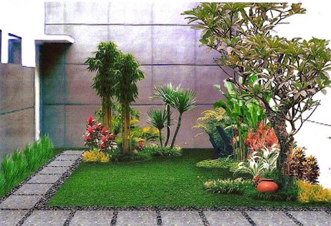 bentuk taman dalam rumah
