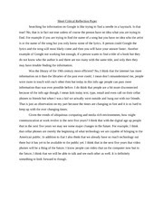 how to write a short reflection paper