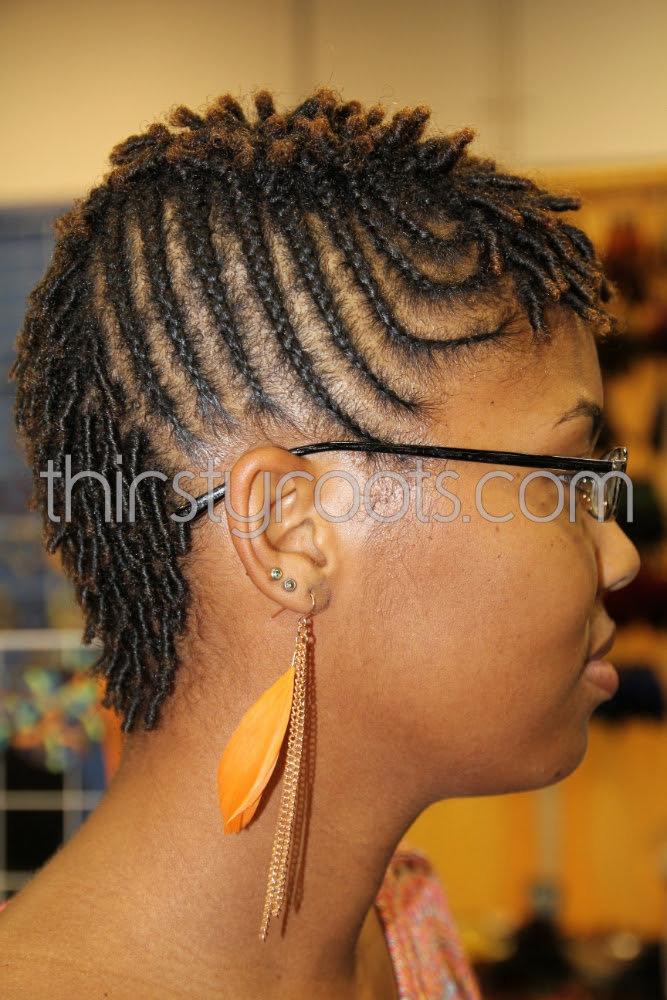 Braids and Mohawk