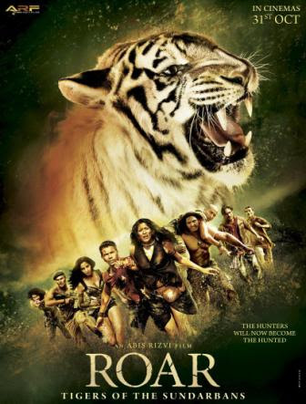 Poster Of Bollywood Movie Roar Tigers of the Sundarbans (2014) 300MB Compressed Small Size Pc Movie Free Download downloadming