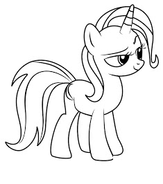 Download My Little Pony Trixie Coloring Pages Coloring And Drawing